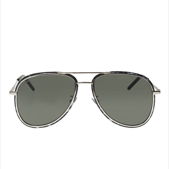 SAINT LAURENT UNISEX AVIATOR BLACK BLACK GREY SUNGLASSES SL294/F - Picture 2 of 6